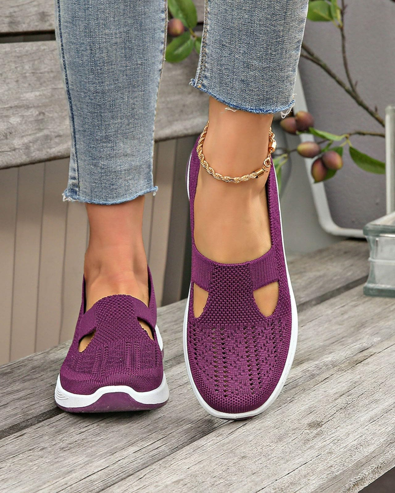 Brynn női túracipők – légáteresztő, ívtámaszos slip-on sportcipők
