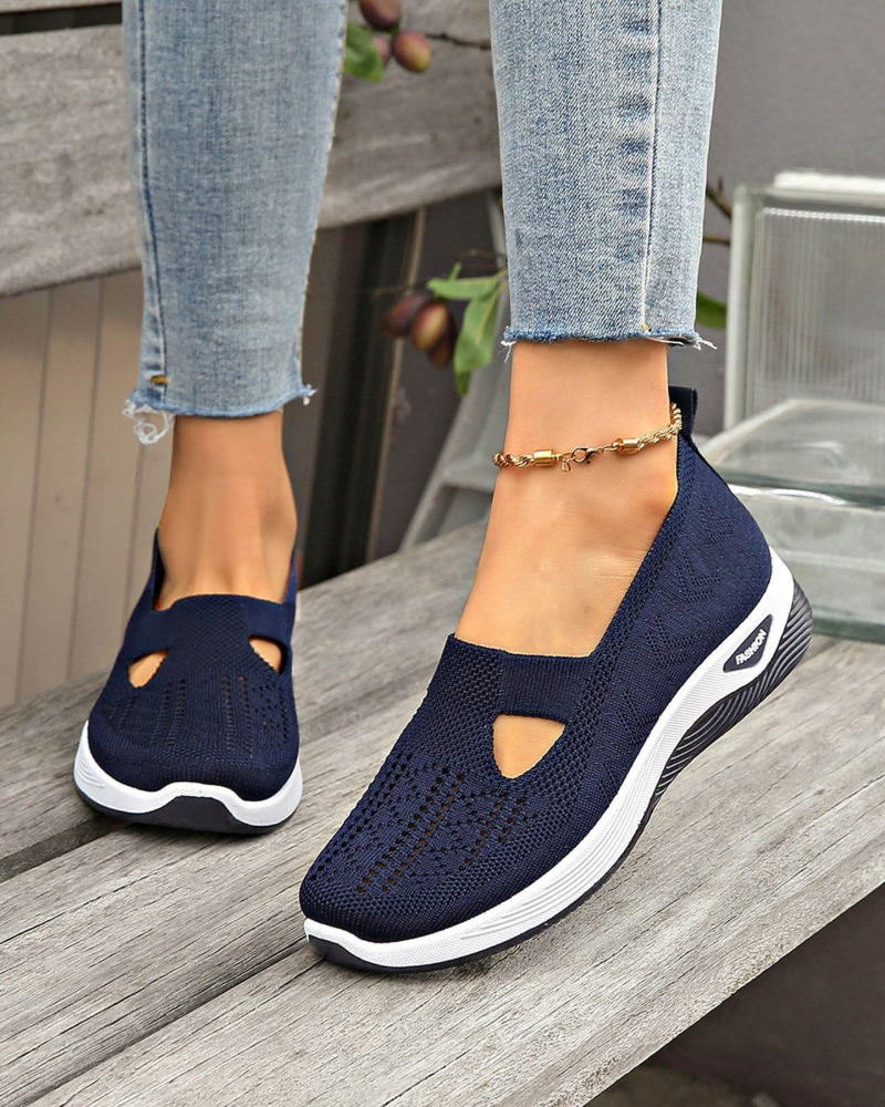 Brynn női túracipők – légáteresztő, ívtámaszos slip-on sportcipők