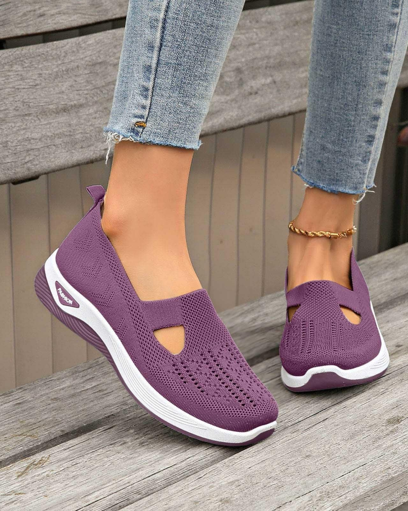 Brynn női túracipők – légáteresztő, ívtámaszos slip-on sportcipők