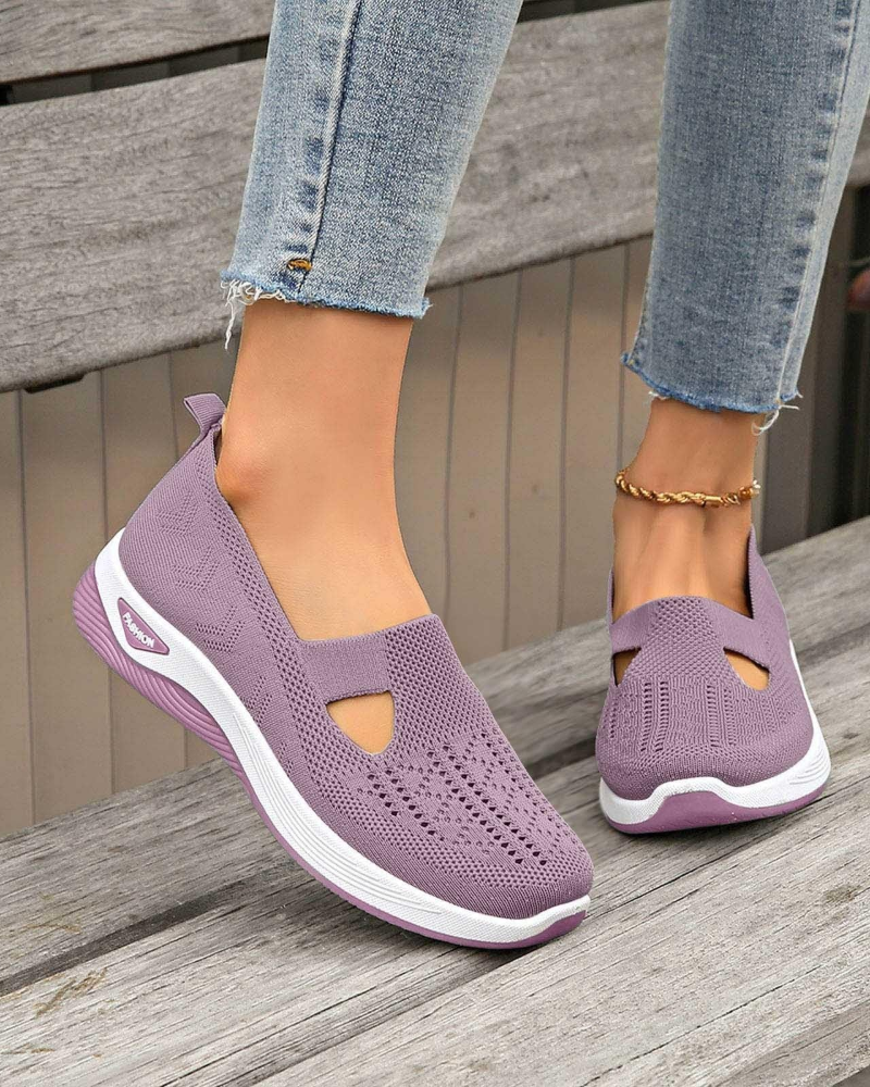 Brynn női túracipők – légáteresztő, ívtámaszos slip-on sportcipők