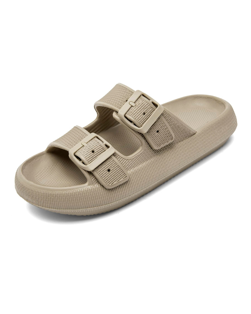 Taylor Claquettes Femme – Claquettes Cloud EVA à Boucle Réglable avec Semelle Épaisse Antidérapante