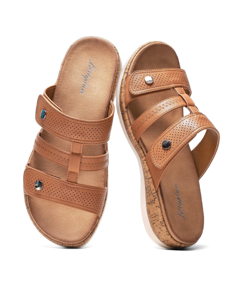Evelyn Mules Donna – Mules Traspiranti in Similpelle con Cinghie Regolabili e Suola Antiscivolo