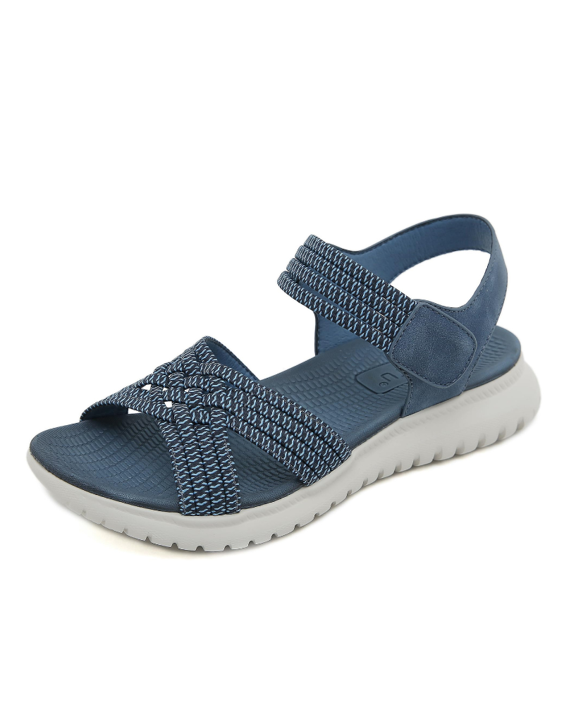 Kennedy Sandales de Randonnée Femme – Sandales Sport à Lacets Élastiques avec Soutien Plantaire
