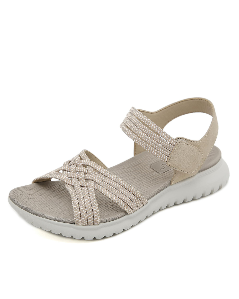 Kennedy Sandales de Randonnée Femme – Sandales Sport à Lacets Élastiques avec Soutien Plantaire