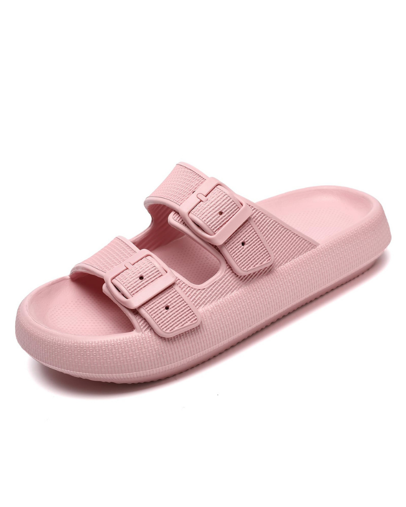Taylor Claquettes Femme – Claquettes Cloud EVA à Boucle Réglable avec Semelle Épaisse Antidérapante