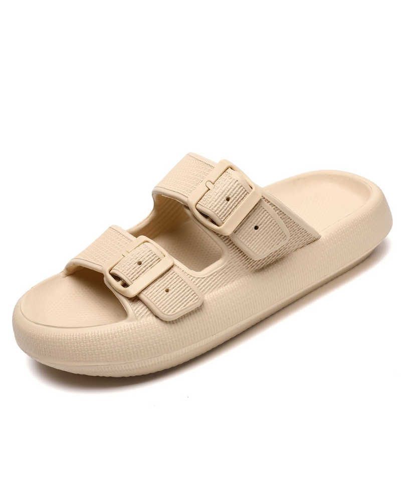 Taylor Claquettes Femme – Claquettes Cloud EVA à Boucle Réglable avec Semelle Épaisse Antidérapante