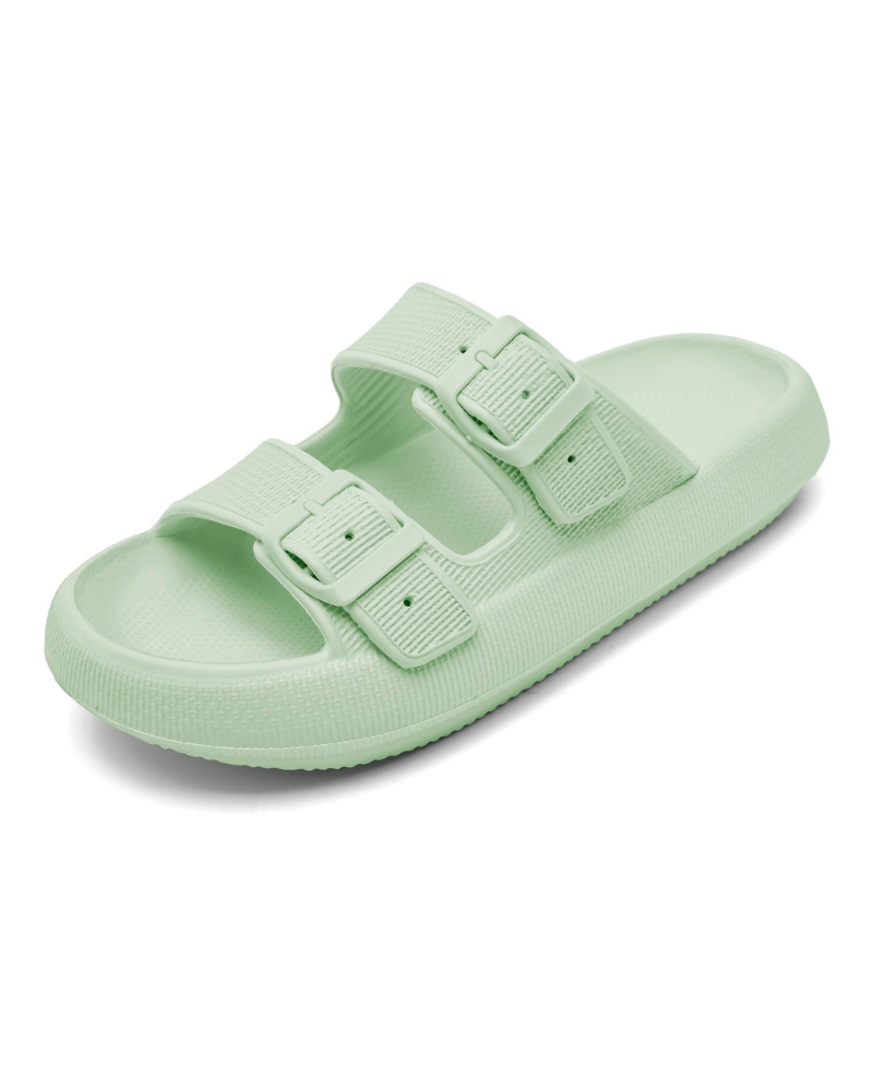 Taylor Claquettes Femme – Claquettes Cloud EVA à Boucle Réglable avec Semelle Épaisse Antidérapante