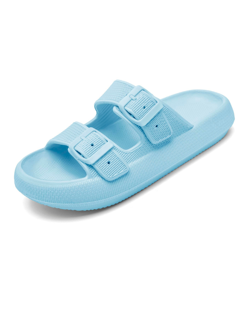 Taylor Claquettes Femme – Claquettes Cloud EVA à Boucle Réglable avec Semelle Épaisse Antidérapante