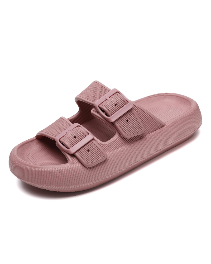 Taylor Claquettes Femme – Claquettes Cloud EVA à Boucle Réglable avec Semelle Épaisse Antidérapante
