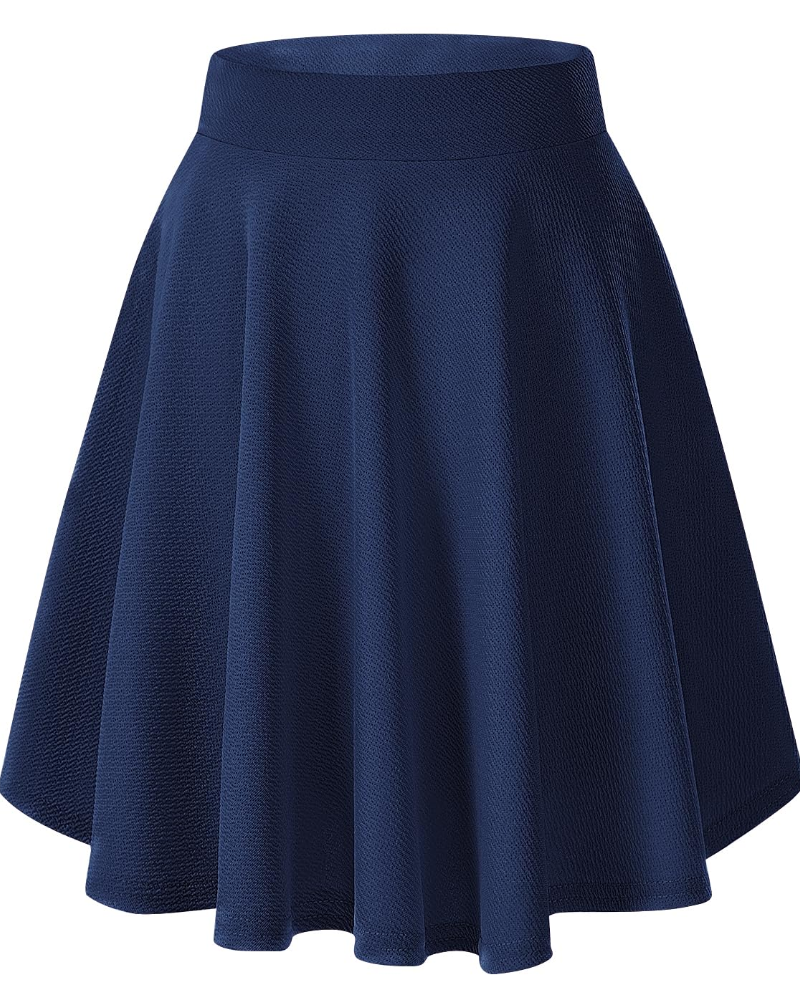 Ottilie ženska midi suknja – elastični struk, lepršavi kroj, plisirana i fluidna