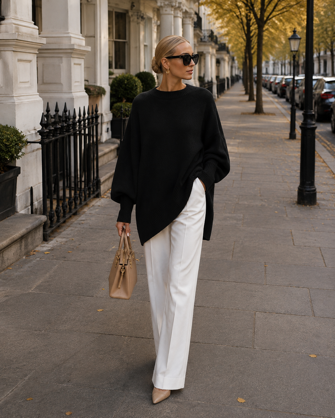 Piper Oversized Women’s Pullover – Crew Neck, Relaxed Fit & Wide Sleeves