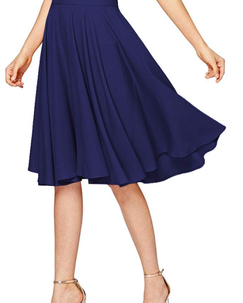 Nolwenn midi suknja za žene – lepršav kroj, elegantna i svestrana, veličine 36 do 46