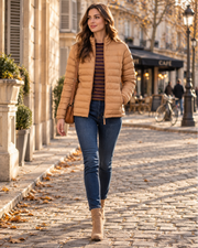 Lowella Doudoune Légère Femme – Déperlante, Matelassée, Compressible & Poches Zippées