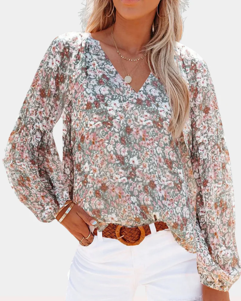 Marlowe Chemisier Femme – Blouse Manches Longues Élégante Coupe Classique Tissu Léger