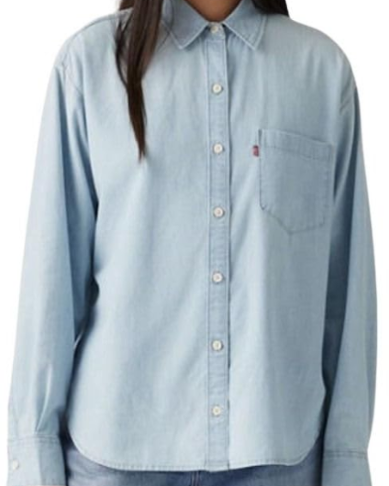 Chemise de femme Ottilie Harlie Boyfriend – Coupe ample, boutonnée et poche poitrine