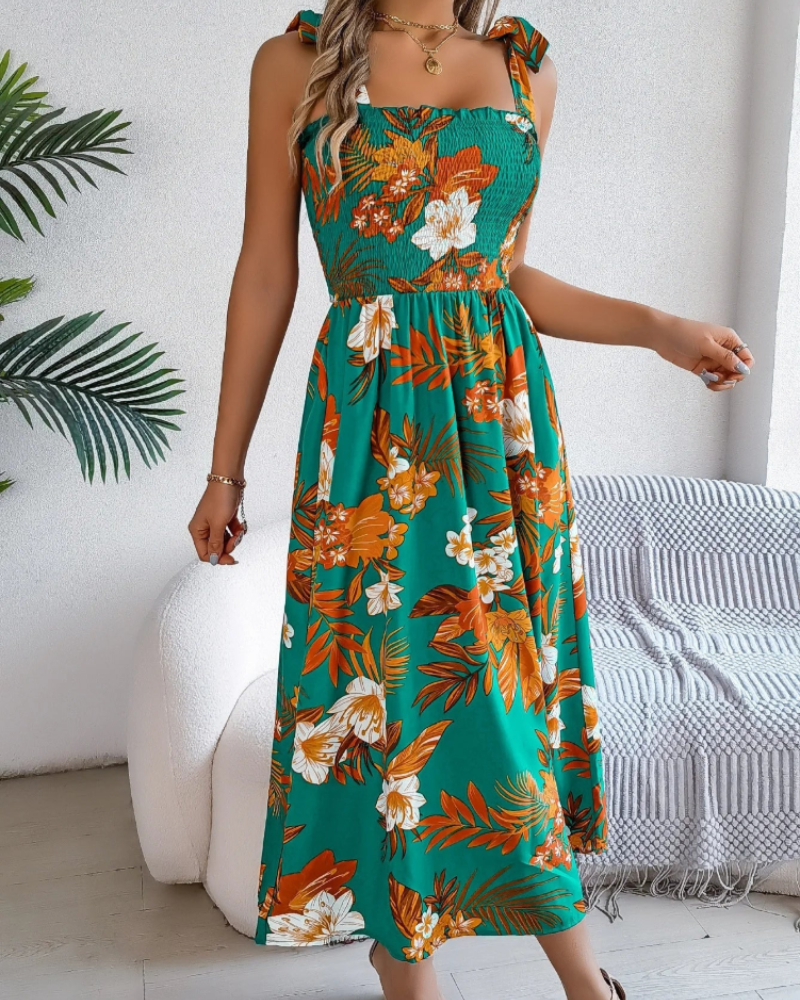 Φόρεμα Ariadne Robe Fleurie Γυναικείο – Αέρινο Καλοκαιρινό Φόρεμα με Γυναικεία, Κομψή και Ελαφριά Γραμμή