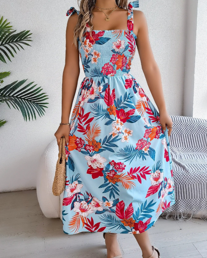 Φόρεμα Ariadne Robe Fleurie Γυναικείο – Αέρινο Καλοκαιρινό Φόρεμα με Γυναικεία, Κομψή και Ελαφριά Γραμμή