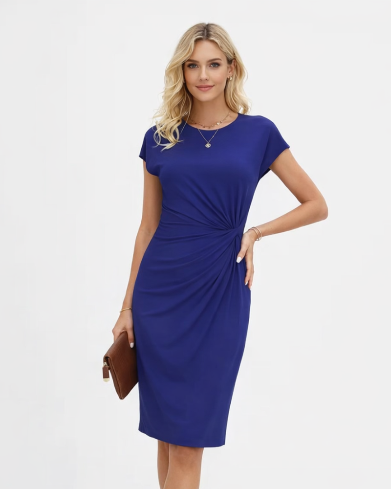 Kiara Midi Šaty Dámské – Nadčasový Elegantní Střih & Lehká Prodyšná Tkanina