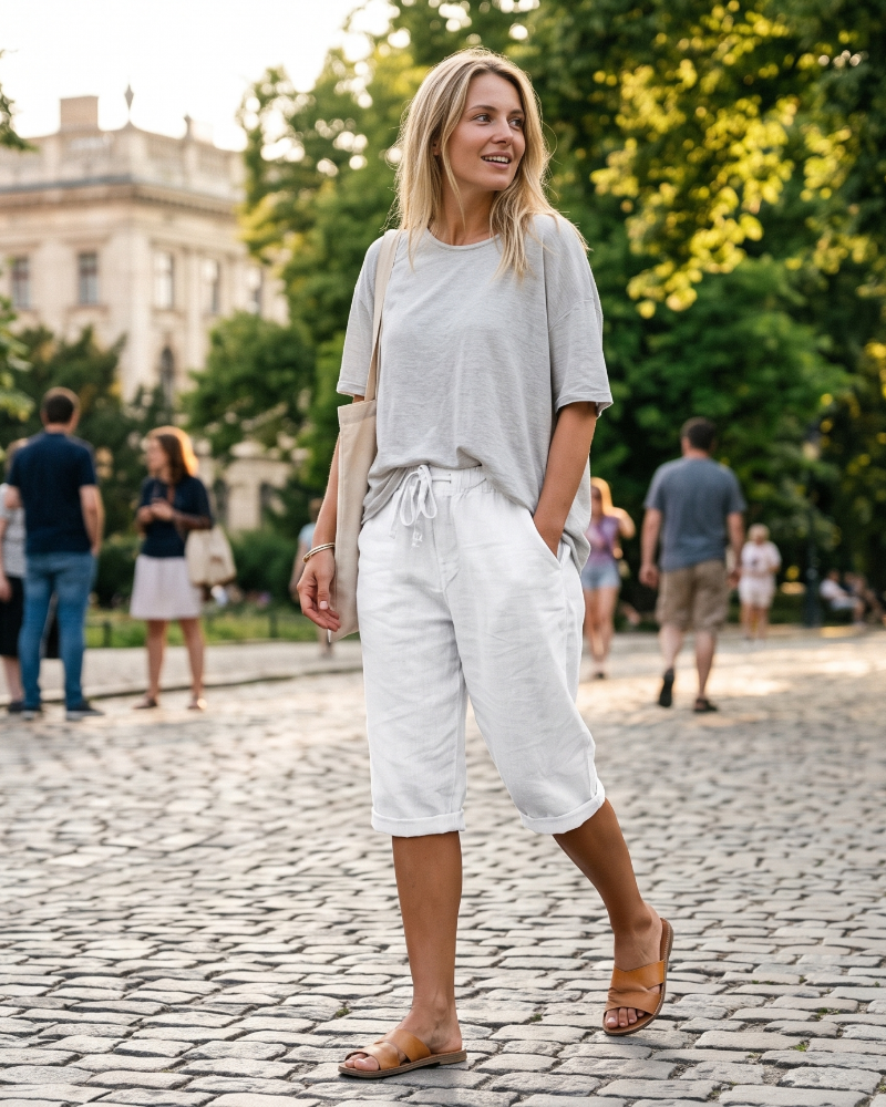 Ainsley Short Femme – Lehká a prodyšná volnočasová krátká sukně s elastickým pasem a praktickými kapsami