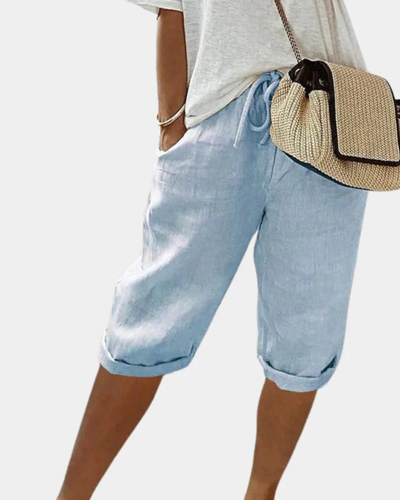 Ainsley Short Femme – Lehká a prodyšná volnočasová krátká sukně s elastickým pasem a praktickými kapsami