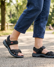 Caléa ženske kožne sandale – lagane ljetne sandale s fleksibilnim i udobnim potplatom