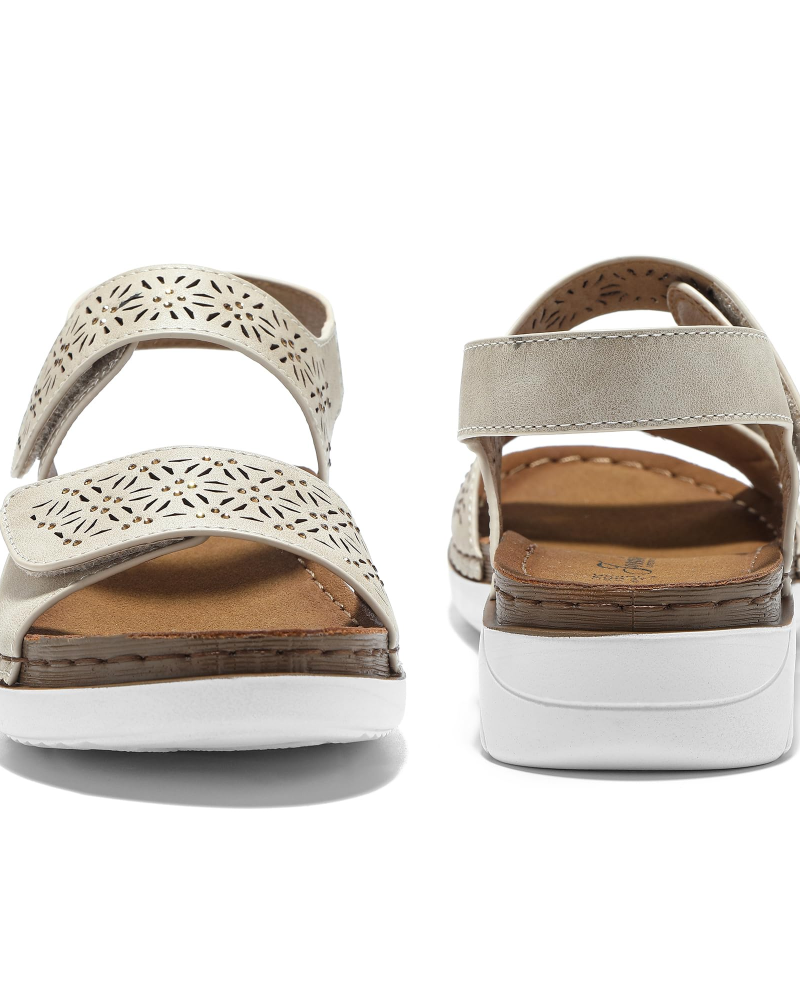 Hilda Sandales de Sport Femme – Sandales Outdoor Réglables à Scratch avec Semelle Confort