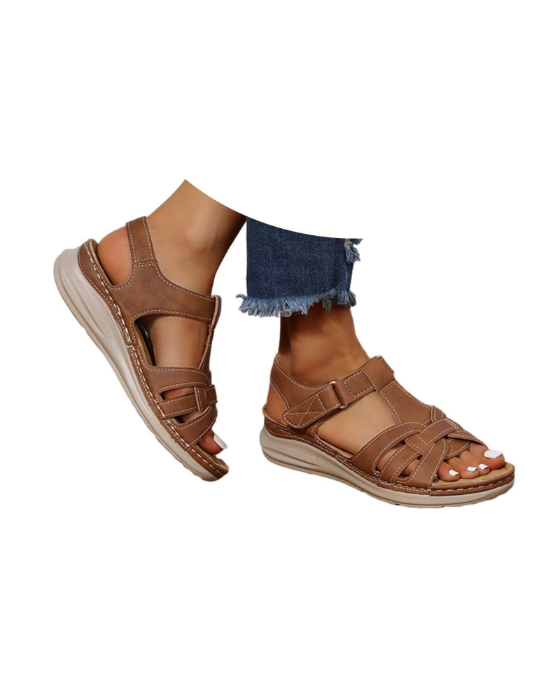 Ainsley Sandales Sport Compensées Femme – Sandales Légères Réglables Confort Été
