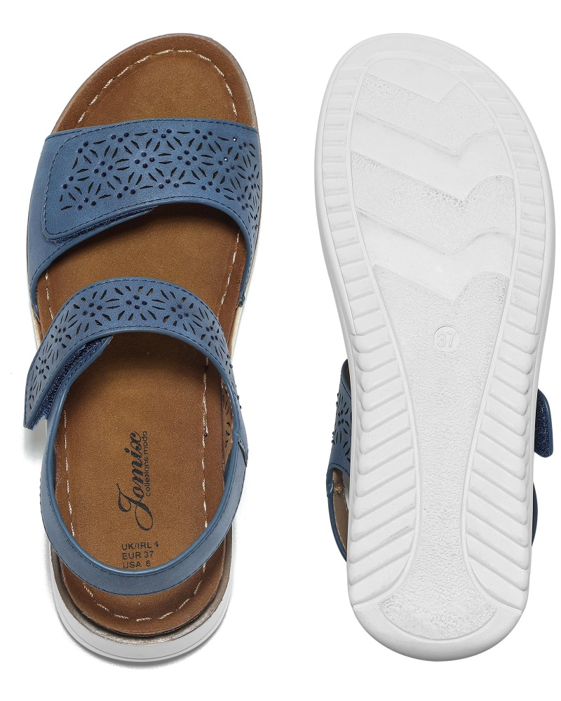 Hilda Sandales de Sport Femme – Sandales Outdoor Réglables à Scratch avec Semelle Confort