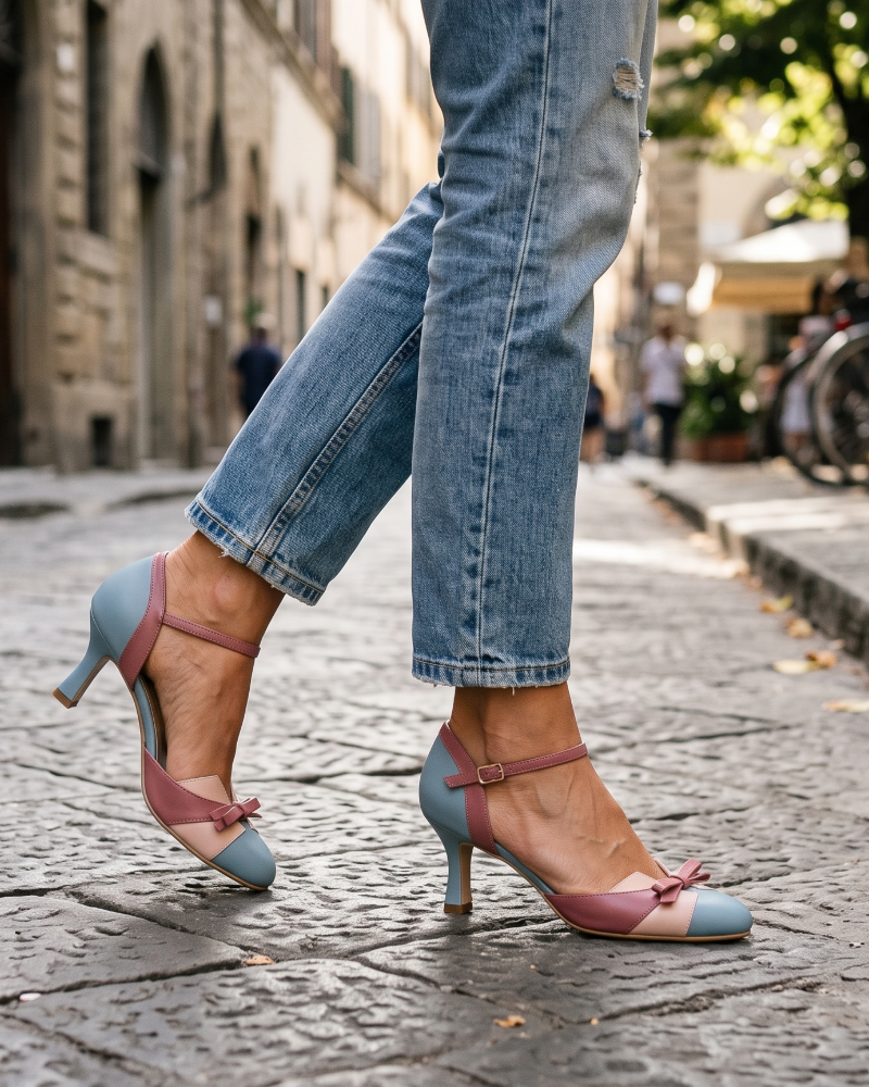 Monroe Damen-Pumps – Elegante Absätze, feine Riemchen, bequeme stabile Absätze