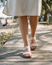 Emma Sandales Plates Femme – Sandales d’Été à Bride Élastique à la Cheville