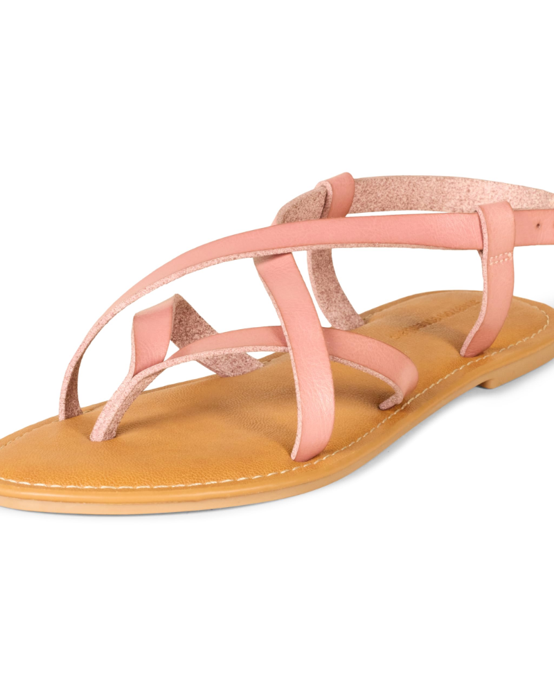 Olivia damesandaler med remme – komfortable, justerbare flade sandaler til sommeren