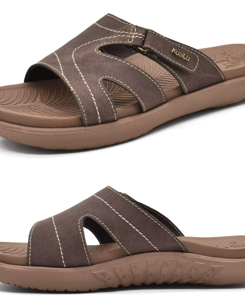 Dámské pohodlné sandály Olivia – nastavitelné mule sandály s podporou klenby nohy