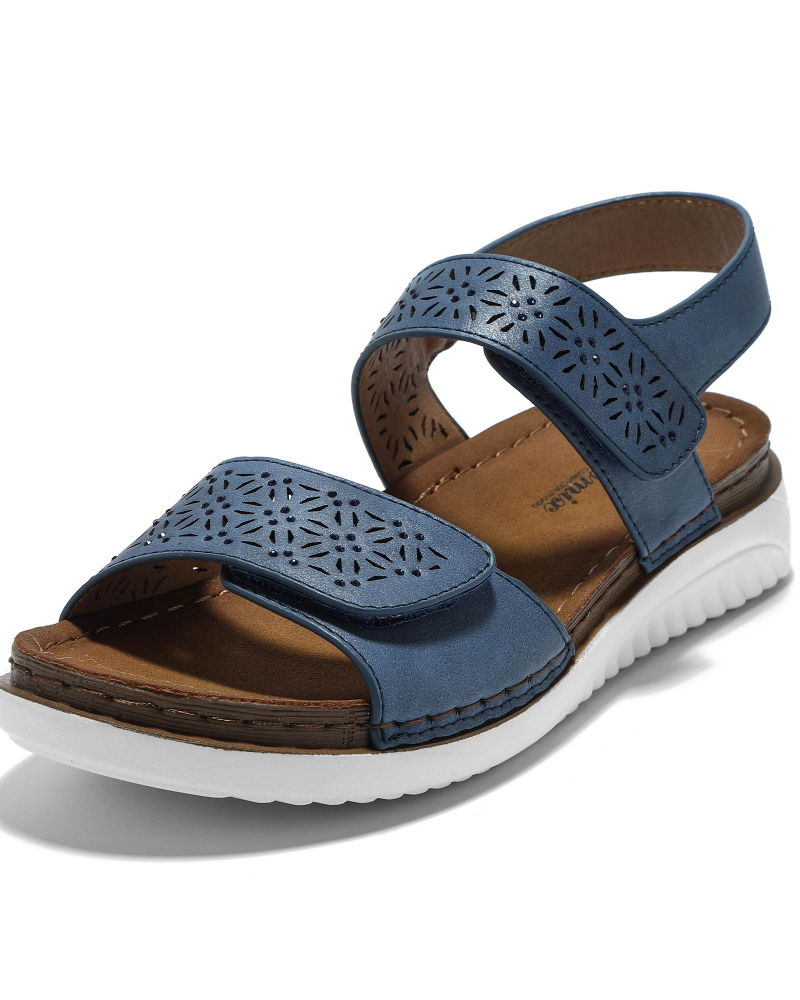 Hilda Sandales de Sport Femme – Sandales Outdoor Réglables à Scratch avec Semelle Confort