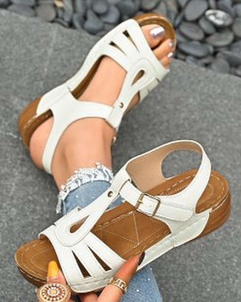 Ainsley Sandales Sport Compensées Femme – Sandales Légères Réglables Confort Été