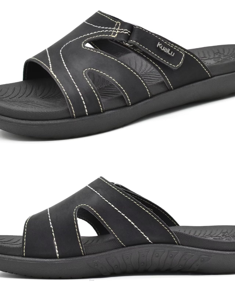 Dámské pohodlné sandály Olivia – nastavitelné mule sandály s podporou klenby nohy