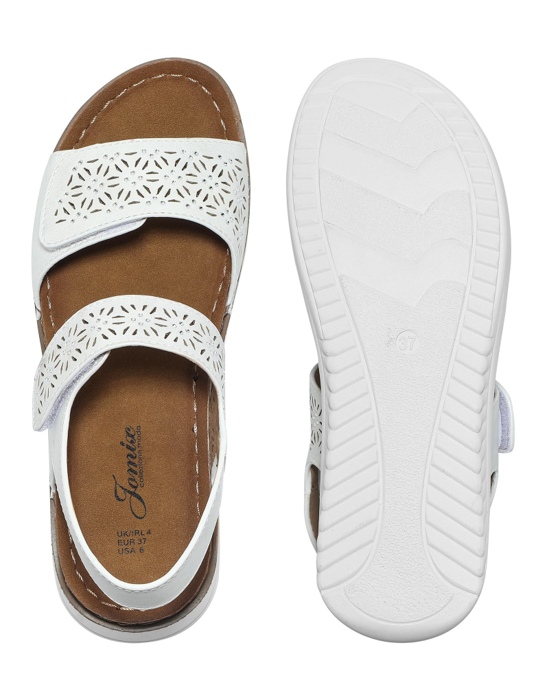 Hilda Sandales de Sport Femme – Sandales Outdoor Réglables à Scratch avec Semelle Confort
