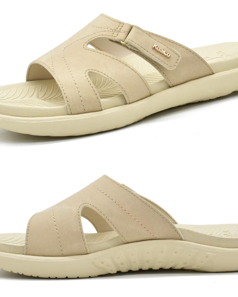Dámské pohodlné sandály Olivia – nastavitelné mule sandály s podporou klenby nohy