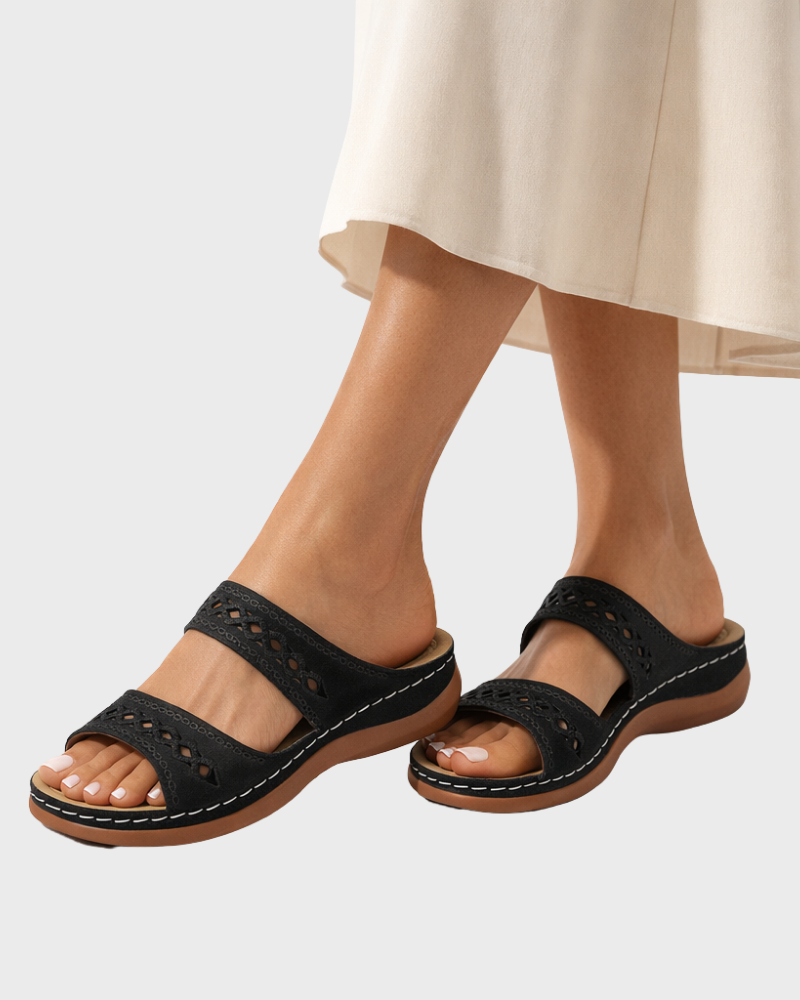 Florence Sandały Damskie – Komfort Ergonomiczny, Podeszwa Amortyzująca i Antypoślizgowa