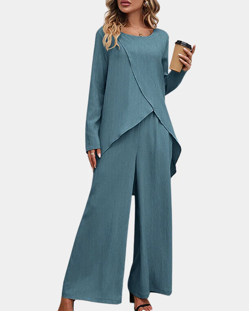 Tatum 2-Piece Women's Set – Lightweight Breathable Coordinated Set Casual Elegant Fit