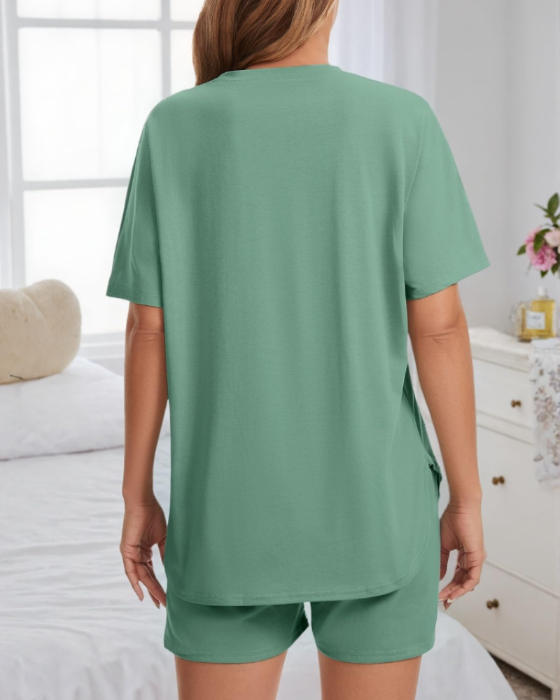 Conjunto Gracie Feminino 2 Peças – Top com Capuz e Calções com Bolsos