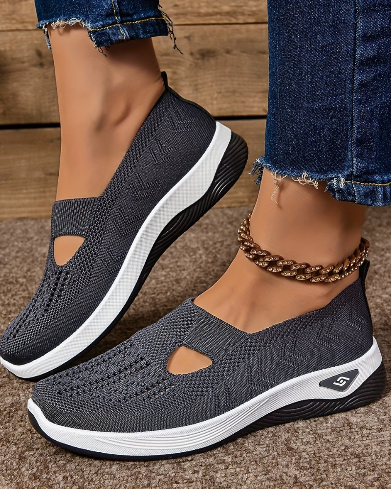 Lucresia Baskets Slip-On Damskie – Buty na Koturnie, Oddychające i Wygodne