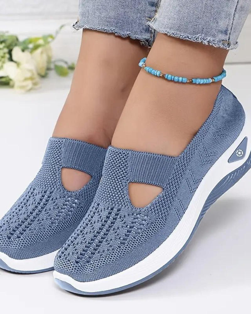 Lucresia Baskets Slip-On Damskie – Buty na Koturnie, Oddychające i Wygodne