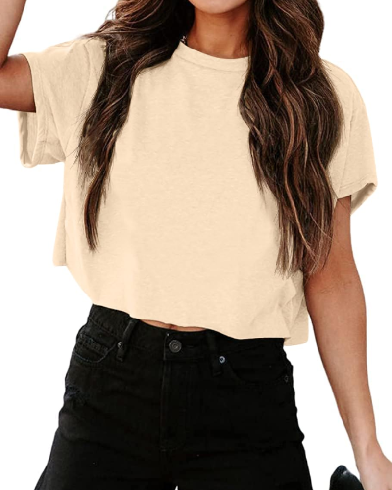 Zoe T-shirt til kvinder – Oversized fitness-top med udskårne skuldre