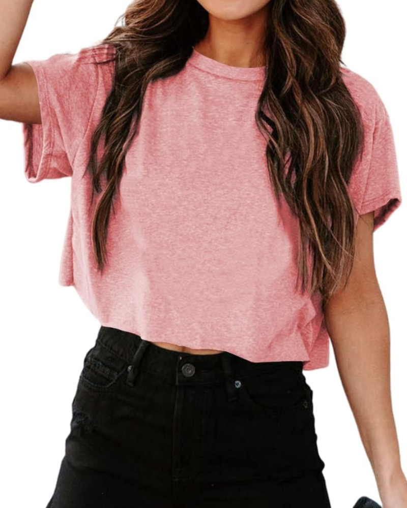 Zoe T-shirt til kvinder – Oversized fitness-top med udskårne skuldre