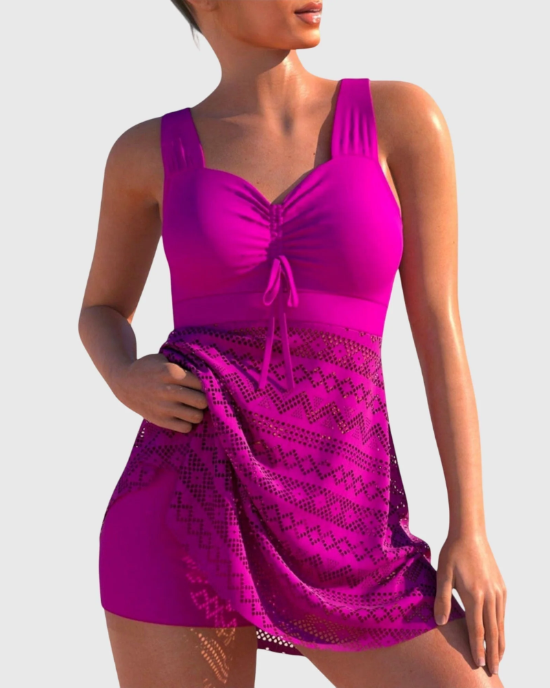 Sage Ensemble Bikini Dames – Getextureerd 2-delig Bikini Set Elegante Comfortabele Snit Zomer