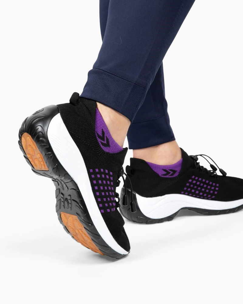 Sydney Dames Schoenen – Comfortabele Schoenen met Schokdempende Zool en Brede Ergonomische Neus