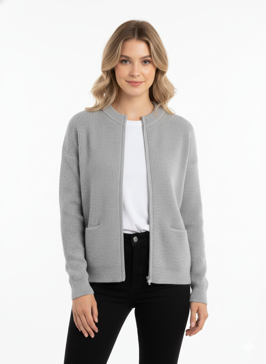 Layla Women's Vest – Soft Zipped Jacket with Comfortable Fit & Versatile Style