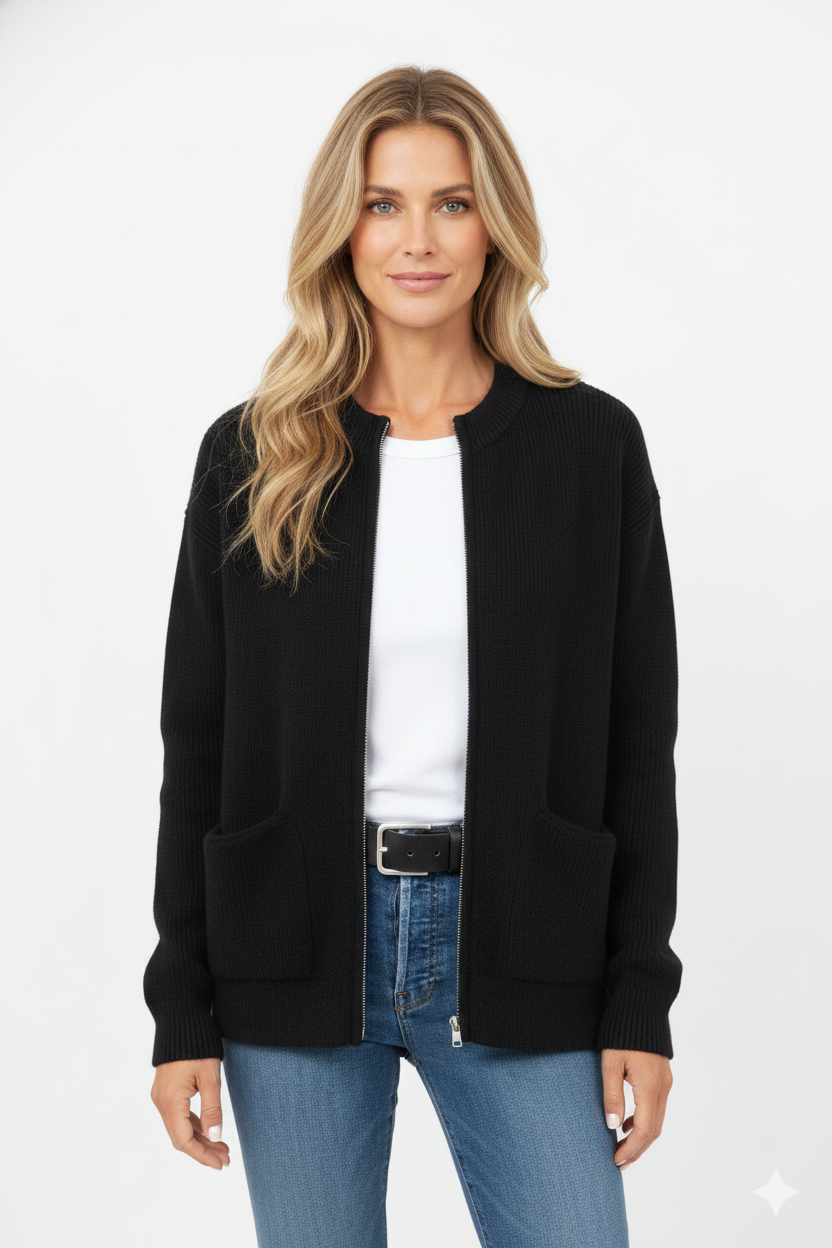 Layla Women's Vest – Soft Zipped Jacket with Comfortable Fit & Versatile Style