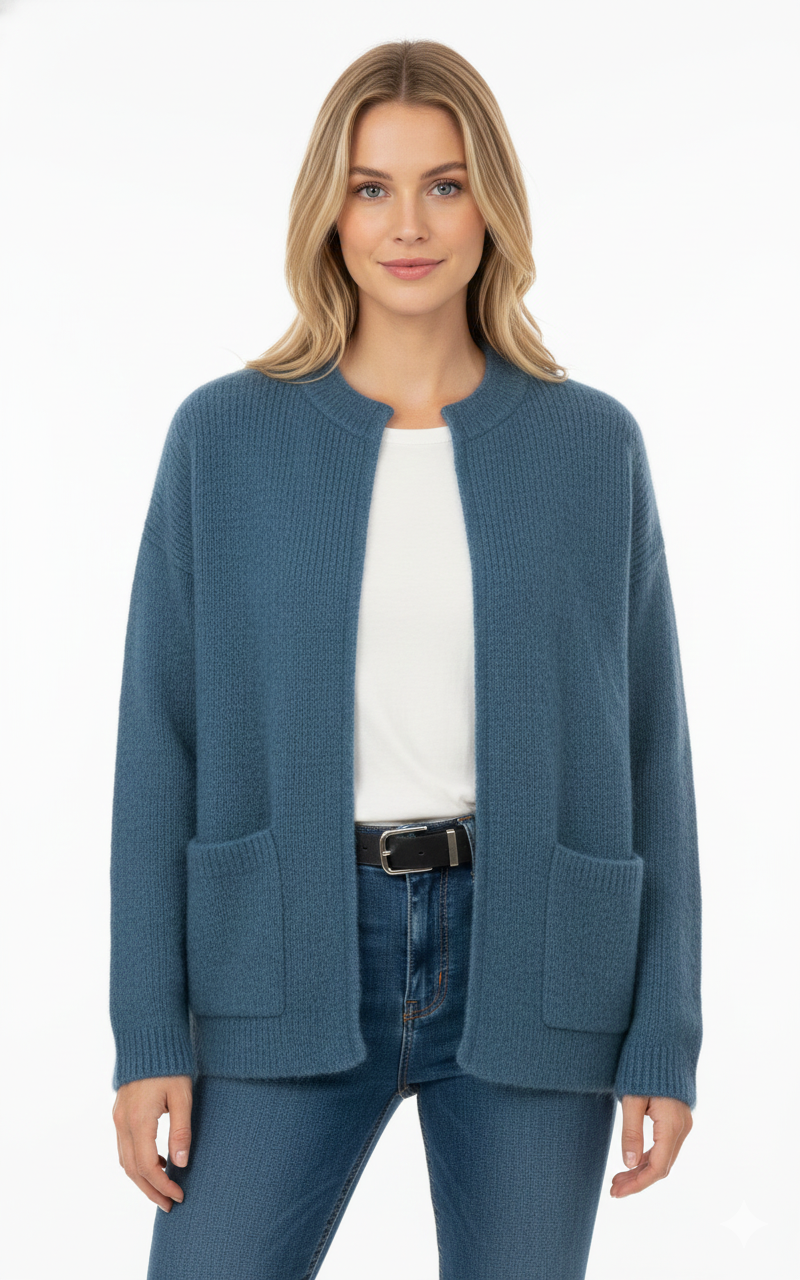 Chaleco Layla para Mujer – Chaqueta con Cremallera Suave con Corte Cómodo y Estilo Versátil