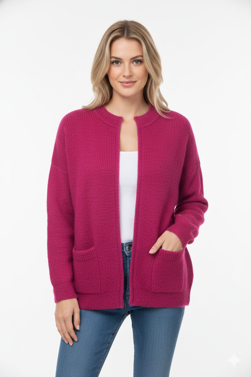 Chaleco Layla para Mujer – Chaqueta con Cremallera Suave con Corte Cómodo y Estilo Versátil